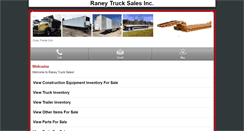 Desktop Screenshot of m.raneytrucksales.com